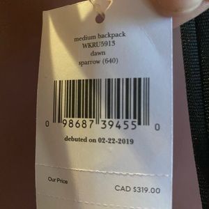 Kate Spade Dawn Medium Backpack nylon super cute!